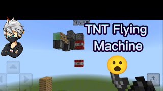 Minecraft TNT Flying Machine minecraft viralvideo [upl. by Arihppas]