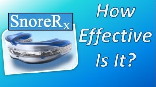 SnoreRx How Effective Is The SnoreRx Mouthpiece [upl. by Aisatna726]