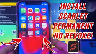 How to Install Scarlet Permanent on iOS With No Revoke [upl. by Nosredneh515]