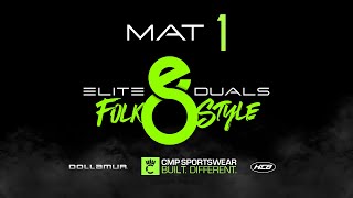 Mat 1  2024 Elite 8 Duals  Folkstyle [upl. by Tibbitts]