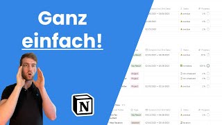 Notion Datenbank ohne Vorkenntniss Anleitung [upl. by Nanreh]