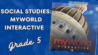 MyWorld Interactive flip through amp review  Grade 5 Homeschool Social Studies Curriculum [upl. by Ykciv]