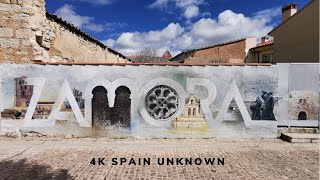 Zamora  Castile and Leon 4K Explore Spain Unknown [upl. by Enyaw]