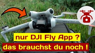 Drohnen App für DJI Mini 2 3 4 Pro das BRAUCHST DU neben DJI Fly App UNBEDINGT zum Drohne fliegen [upl. by Nagrom]