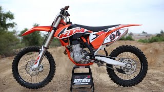 2015 KTM 450SXF  The 15s [upl. by Angelina577]