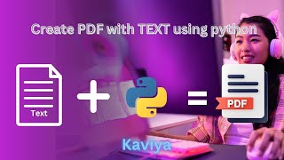 text to pdf converter using python day 5  100days100projects [upl. by Metah]