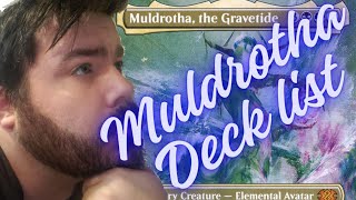 Mtg Muldrotha Deck list [upl. by Clementis]