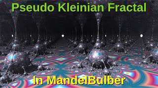 Pseudo Kleinian Fractal  In MandelBulber  4K [upl. by Farwell]