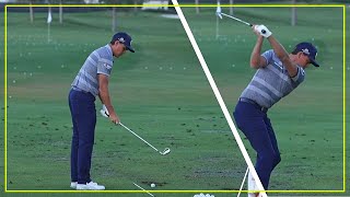 Watch Rickie Fowler Full Swing Sequence From 2020 [upl. by Eiuqnom]