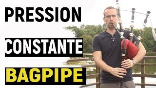 La pression constante sur la cornemuse écossaise tuto 3 bagpipe [upl. by Eiramlehcar]