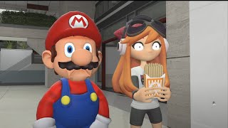 MEGGY amp MARIO REACTING TO SMG4 WE DONT TALK ABOUT WHAT HAPPENED IN THE ELEVATOR [upl. by Eednil]