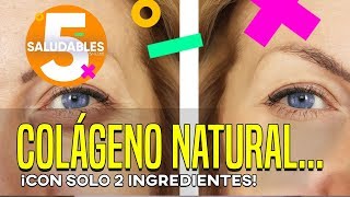 Cómo hacer colágeno natural con DOS sencillos ingredientes [upl. by Ecila]