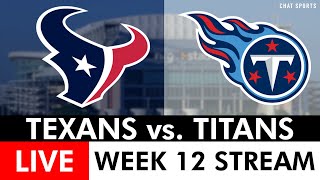 Texans vs Titans Live Streaming Scoreboard PlayByPlay Highlights amp Stats  NFL Week 12 On CBS [upl. by Ixela254]