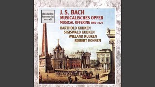 Musikalisches Opfer Musical Offering  BWV 1079 Ricercar a 3 [upl. by Niboc]