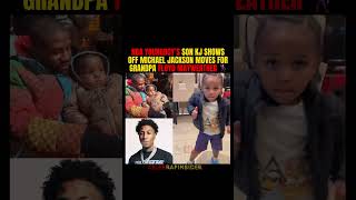 NBA Youngboys son KJ dancing to Michael Jackson for grandpa Floyd Mayweather [upl. by Yamauchi544]