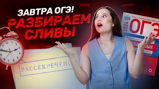 ОГЭ по русскому завтра Решаем сливы [upl. by Ronalda]