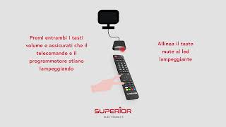 Programmazione telecomando 4 in 1 Superior [upl. by Malkin]