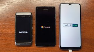 Boot Animation Nokia N8 Symbian 3 vs Microsoft Lumia 650 Windows 10 vs Nokia G10 Android 11 [upl. by Ynatsyd]