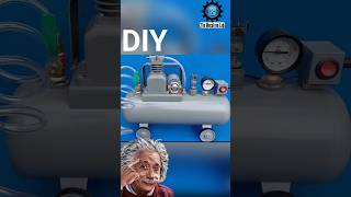 How to make air compressor using PVC pipe diy science [upl. by Ragg]