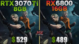 RTX 3070 Ti vs RX 6800  R7 7800X3D  Tested in 15 games [upl. by Eelan]