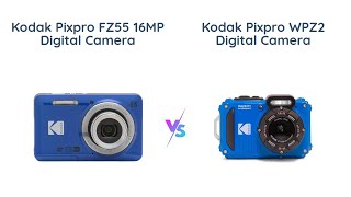 KODAK PIXPRO FZ55BL vs WPZ2 Comparison 📷🔍🌊 [upl. by Crim]