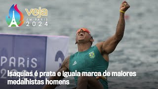 Isaquias é prata e iguala marca de maiores medalhistas homens [upl. by Christabel126]