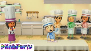 Wii Party U Minigames Gameplay Dojo Domination 40 MINH PARTY U [upl. by Adym481]