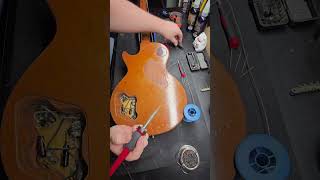 1970s Gibson Les Paul Deluxeguitar guitartok guitartech guitarrepair Gibson lespaul [upl. by Tigdirb]