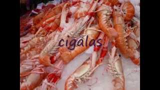 Vocabulario de cocina Mariscos [upl. by Xenia]