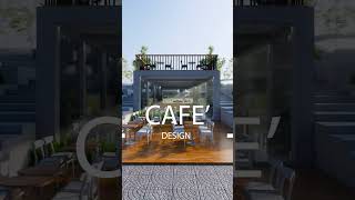 Cafe Design Trend  Unique Outdoor Cafe Design architecture interiordesign cafe [upl. by Hara]