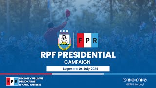 RPF Presidential Campaign  Bugesera 6 July 2024 [upl. by Koziel]