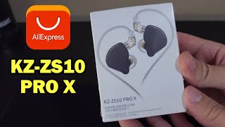 FONE KZ ZS10 PRO X O MELHOR INTRAAURICULAR DO ALIEXPRESS [upl. by Hannahsohs103]