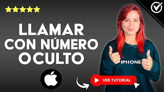 Cómo LLAMAR CON NÚMERO OCULTO en iPhone  📞​ Hacer Llamadas Privadas 📞 [upl. by Yessydo]