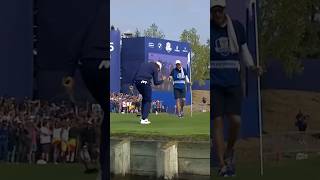 Tommy Fleetwoods AMAZING Ryder Cup moment 😱 [upl. by Goddart]