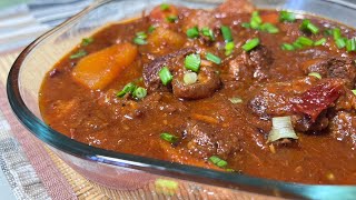 Delicious Tomato Beef Stew a Hearty Food [upl. by Thorlay]