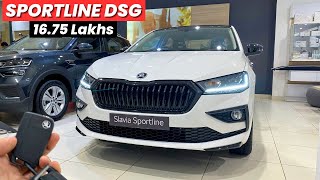 Skoda Slavia Sportline 15  Consider this Variant before buying ✅ [upl. by Ynoyrb]