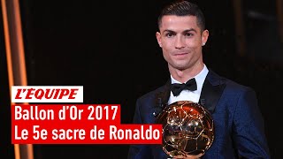 Ballon dOr 2017  Le 5e sacre de Cristiano Ronaldo [upl. by Ahsinik]