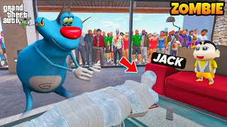 Oggy And Jack Found Zombie Body Inside His House In Gta 5  Zombie apocalypse Gta 5 [upl. by Cavuoto]