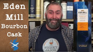 Eden Mill Bourbon Cask Lowland Single Malt Scotch Whisky Review by WhiskyJason [upl. by Suitangi464]