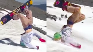 SNOWBOARDING GONE WRONG  SNOWBOARD FAILS [upl. by Jasmin]