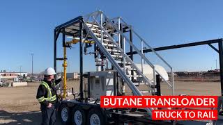 Butane Transloader Truck to Rail Transfers [upl. by Lippold]