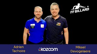 2024 3CUSHION Masters  Semi FInal  Adrien Tachoire vs Mikael DEVOGELAERE [upl. by Handler]