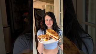 Hot Honey Bacon Grilled Cheese cooking sandwich easyrecipe [upl. by Jaddo17]