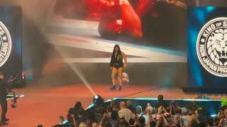 Minoru Suzuki entrance live  AEW Rampage taping 7192023 [upl. by Zetrauq908]