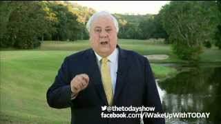 Clive Palmer live on TODAY [upl. by Durrett35]