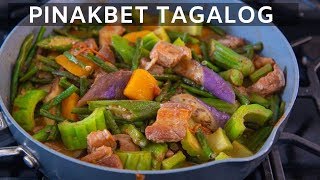 How to Cook Pinakbet Tagalog [upl. by Aznecniv]