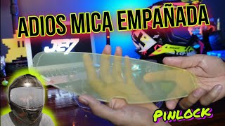 PINLOCK de verdad funciona   Todo motociclista lo necesita este accesorio en su casco motovlog [upl. by Caundra]