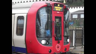 S7 Stock 21399 Poppy London Underground District Line Arriving at Plaistow Platform 2 for Ealing [upl. by Rubinstein816]