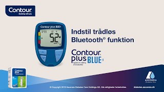 Bluetooth indstillinger  CONTOUR PLUS BLUE  mmolL  Danmark daDK [upl. by Assilam]