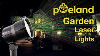 POELAND RGB outdoor laser light VS Star Sxxxer Motion laser light [upl. by Ausoj]